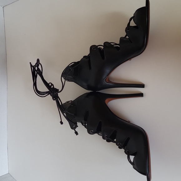 SCHUTZ Lace up leather heels - Picture 2 of 5